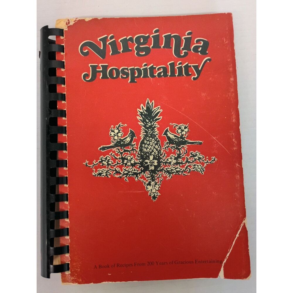 Vintage Virginia Hospitality Cookbook Junior League Hampton Roads1970s
